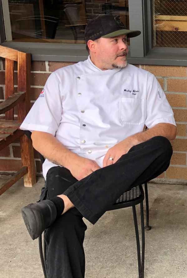a photo of co-owner and chef Wesley Blain